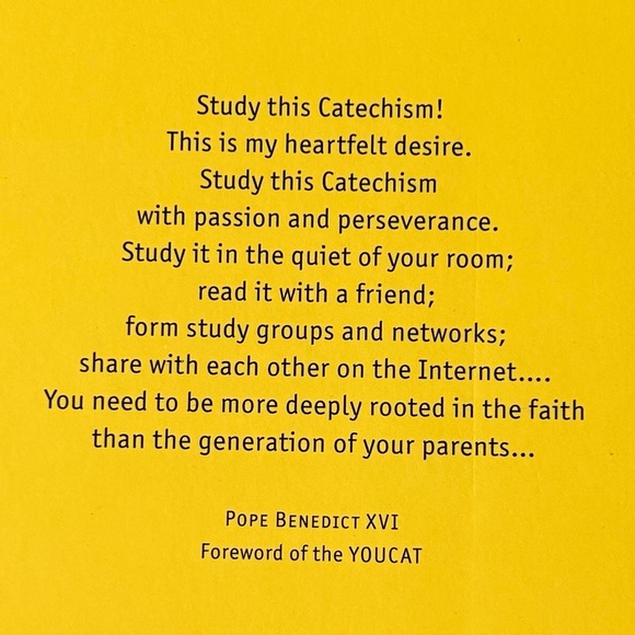YOUCAT ~ Youth Catechism of the Catholic Church ~ Paperback - Picture 6 of 7